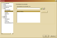 Klienten für den Kalenderserver