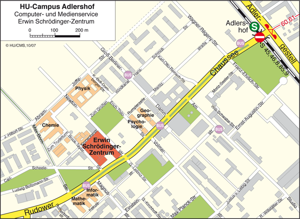 Karte Adlershof