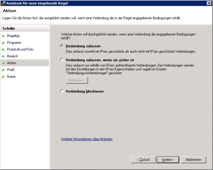 Windows FW 06 Aktion