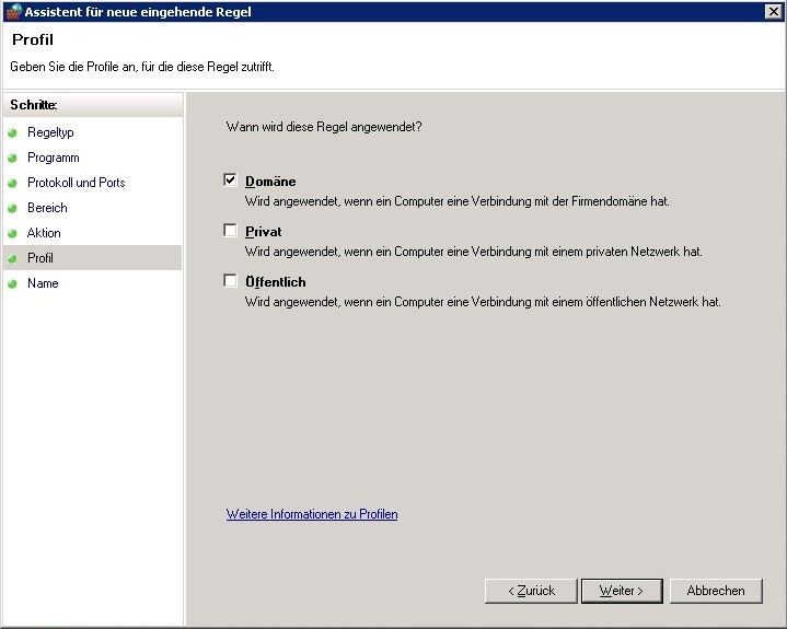 Windows FW 07 Profil