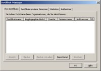 Zertifikat-Manager
