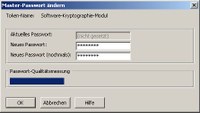 Dialog Master-Passwort ändern