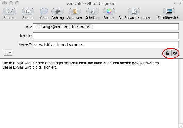 AppleMail signieren und verschlüsseln