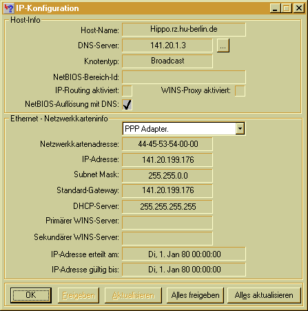 Computerleitfaden für Studierende (Version 1999)