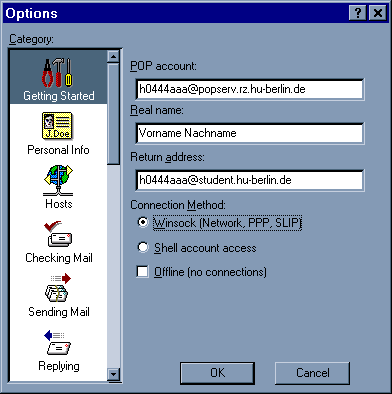 Computerleitfaden für Studierende (Version 1999)